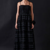 Combination Lace Maxi Dress