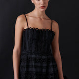 Combination Lace Maxi Dress