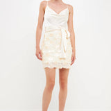 Sequin Scallop Mini Dress