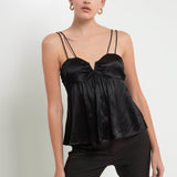 Double Strap Satin Top