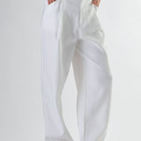 High-Waisted Suit Trousers