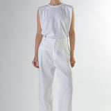 High-Waisted Suit Trousers