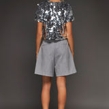 Sequin Crop Top