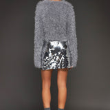 Sequin Mini Skirt
