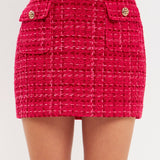 Tweed Mini Skirt