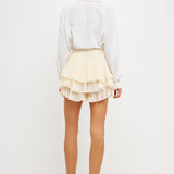 Chiffon Pleated Skort