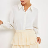 Chiffon Pleated Skort