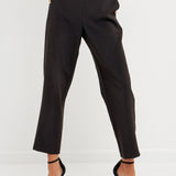 ENDLESS ROSE-High Waisted Buttoned Trousers-PANTS available at Objectrare