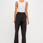 ENDLESS ROSE-High Waisted Buttoned Trousers-PANTS available at Objectrare