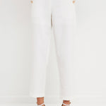 ENDLESS ROSE-High Waisted Buttoned Trousers-PANTS available at Objectrare