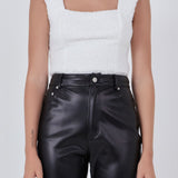 Textured Tulle Top