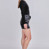 ENDLESS ROSE-Corsage Trim Mini Skirt-SKIRTS available at Objectrare