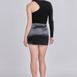 ENDLESS ROSE-Corsage Trim Mini Skirt-SKIRTS available at Objectrare