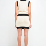 ENDLESS ROSE - Cropped Knit Top with Gold Buttons - TOPS available at Objectrare