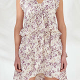 Multi Ruffled Layered Mini Dress