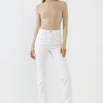 ENDLESS ROSE - Turtle neck Long Sleeve Knit Top - TOPS available at Objectrare
