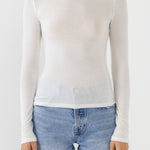 ENDLESS ROSE - Turtle neck Long Sleeve Knit Top - TOPS available at Objectrare