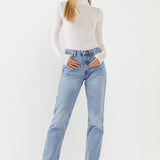 ENDLESS ROSE - Turtle neck Long Sleeve Knit Top - TOPS available at Objectrare