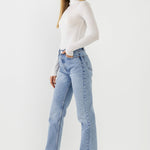 ENDLESS ROSE - Turtle neck Long Sleeve Knit Top - TOPS available at Objectrare