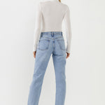 ENDLESS ROSE - Turtle neck Long Sleeve Knit Top - TOPS available at Objectrare