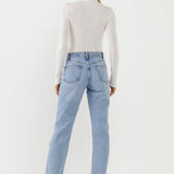 ENDLESS ROSE - Turtle neck Long Sleeve Knit Top - TOPS available at Objectrare