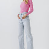 Knit Wrap Sweater
