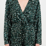 ENDLESS ROSE - Sequin Romper - ROMPERS available at Objectrare