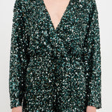 ENDLESS ROSE - Sequin Romper - ROMPERS available at Objectrare