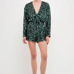 ENDLESS ROSE - Sequin Romper - ROMPERS available at Objectrare
