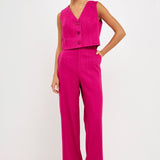 Wide Leg Linen Pants