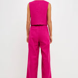 Wide Leg Linen Pants