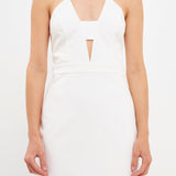 Halter Neck Cut Out Mini Dress