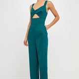 Soft Touch Plisse Twist Jumpsuit