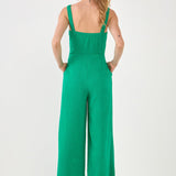 Soft Touch Plisse Twist Jumpsuit