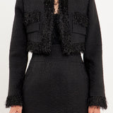 Cropped Tweed Jacket