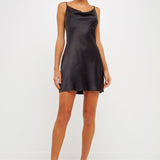 Satin Slip Mini Dress