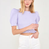 Back Tied Straps Knit Top