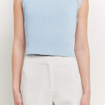 ENDLESS ROSE - Trim Detail Knit Tank Top - CAMI TOPS & TANK available at Objectrare