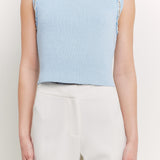 ENDLESS ROSE - Trim Detail Knit Tank Top - CAMI TOPS & TANK available at Objectrare