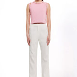 ENDLESS ROSE - Trim Detail Knit Tank Top - CAMI TOPS & TANK available at Objectrare