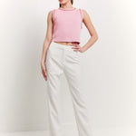 ENDLESS ROSE - Trim Detail Knit Tank Top - CAMI TOPS & TANK available at Objectrare