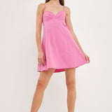 Sweetheart Neckline Mini Dress