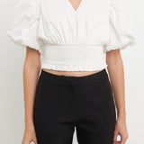 Smocked waist Top