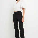 Smocked waist Top