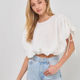 Voluminous Cropped Top
