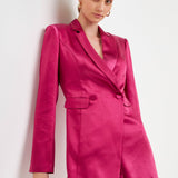Satin Blazer Romper