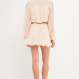 High-Waisted Pleated Mini Skirt