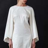 Bell-Sleeve Mini Dress