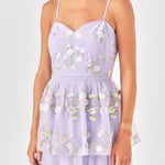 ENDLESS ROSE-Floral Layered Midi Dress-DRESSES available at Objectrare