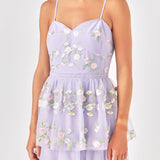 ENDLESS ROSE-Floral Layered Midi Dress-DRESSES available at Objectrare